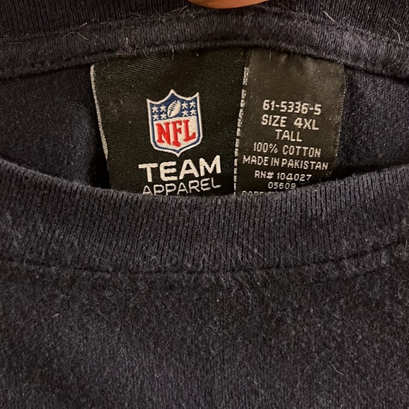 New England Patriots short sleeve shirt size 4 XL tall - Picture 4 of 4